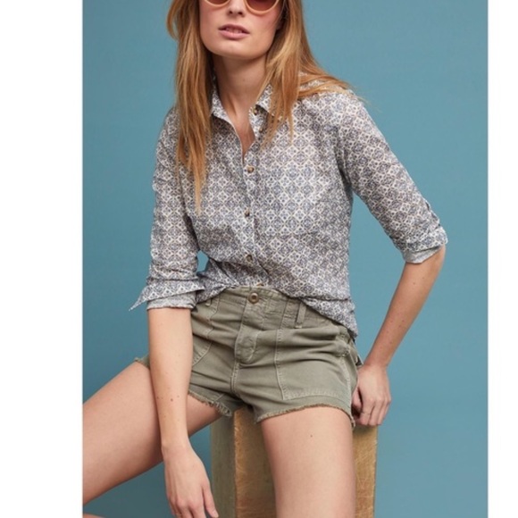Anthropologie Tops - Anthropologie Maeve Petrin Button Down Top